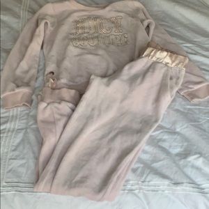 Girls Juicy Couture Pink Sweatsuit